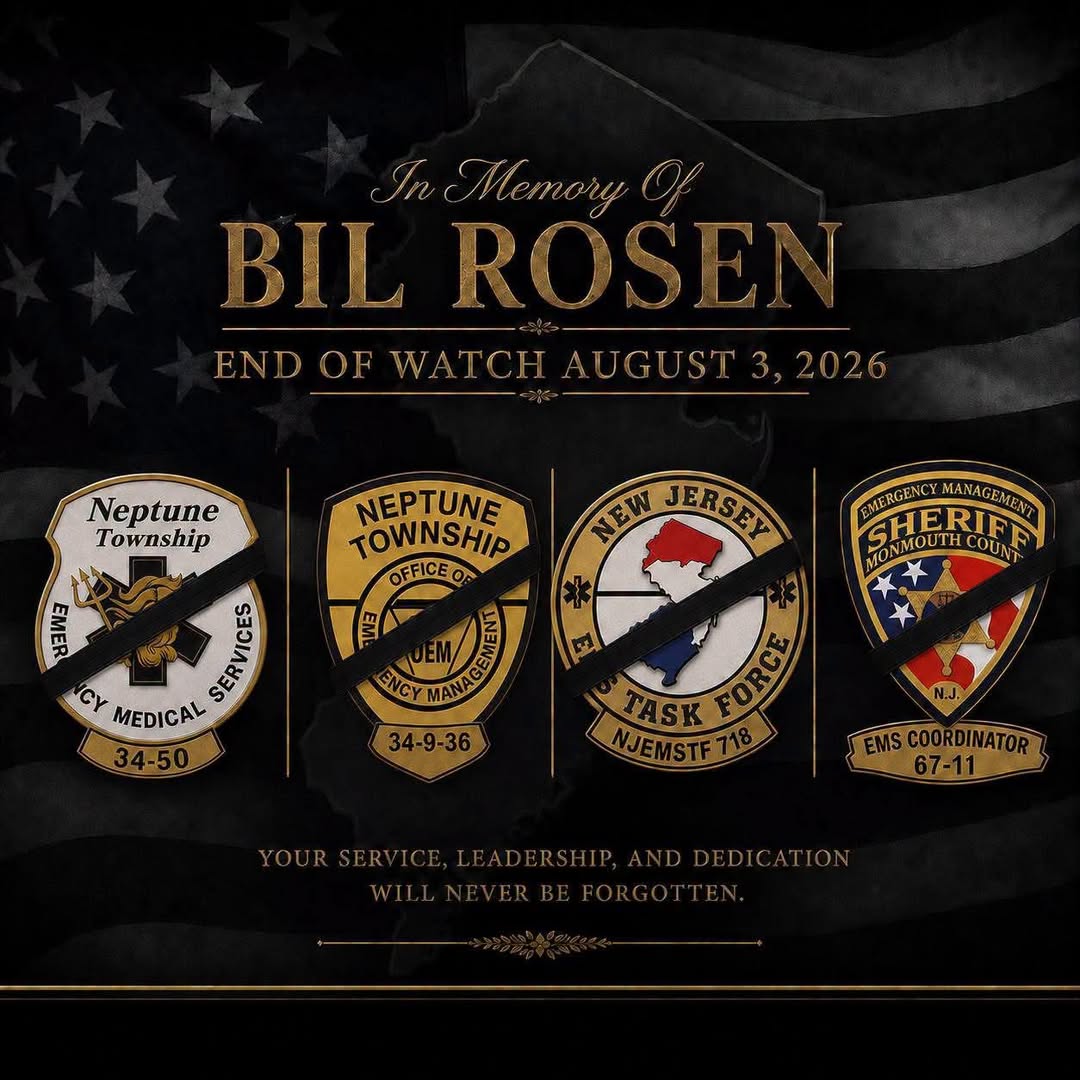 π¨ LINE OF DUTY DEATH: NEPTUNE TOWNSHIP EMS CHIEF BIL ROSEN REMEMBERED ππ