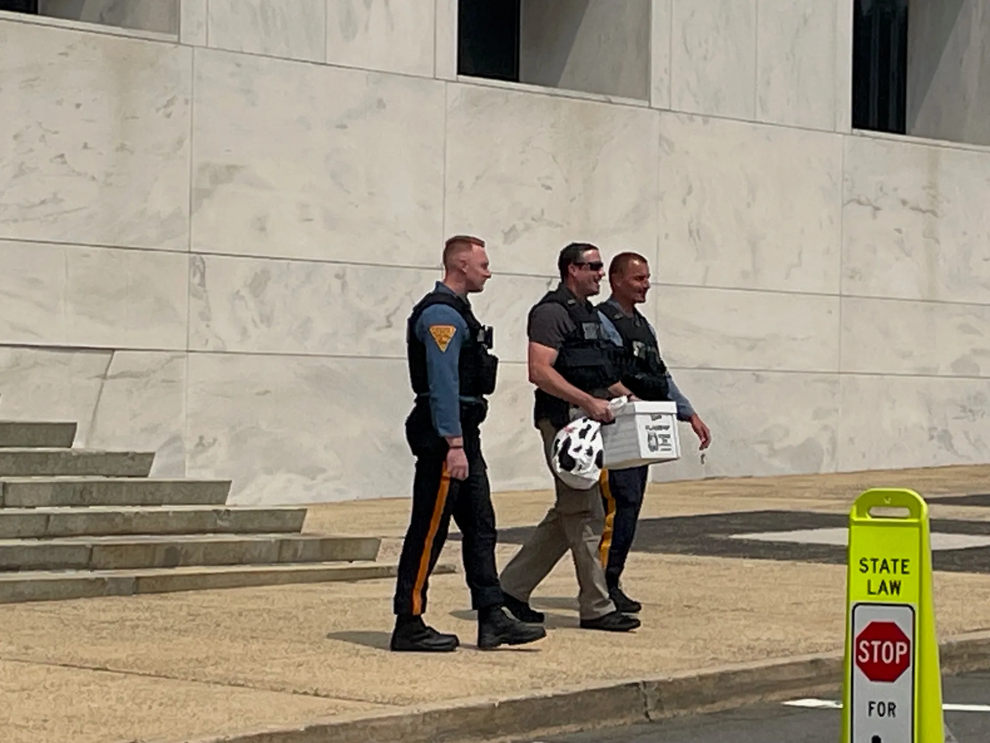 π¨ New Jersey State Police at Trenton City Hall as Investigation Continues Into Former Employee