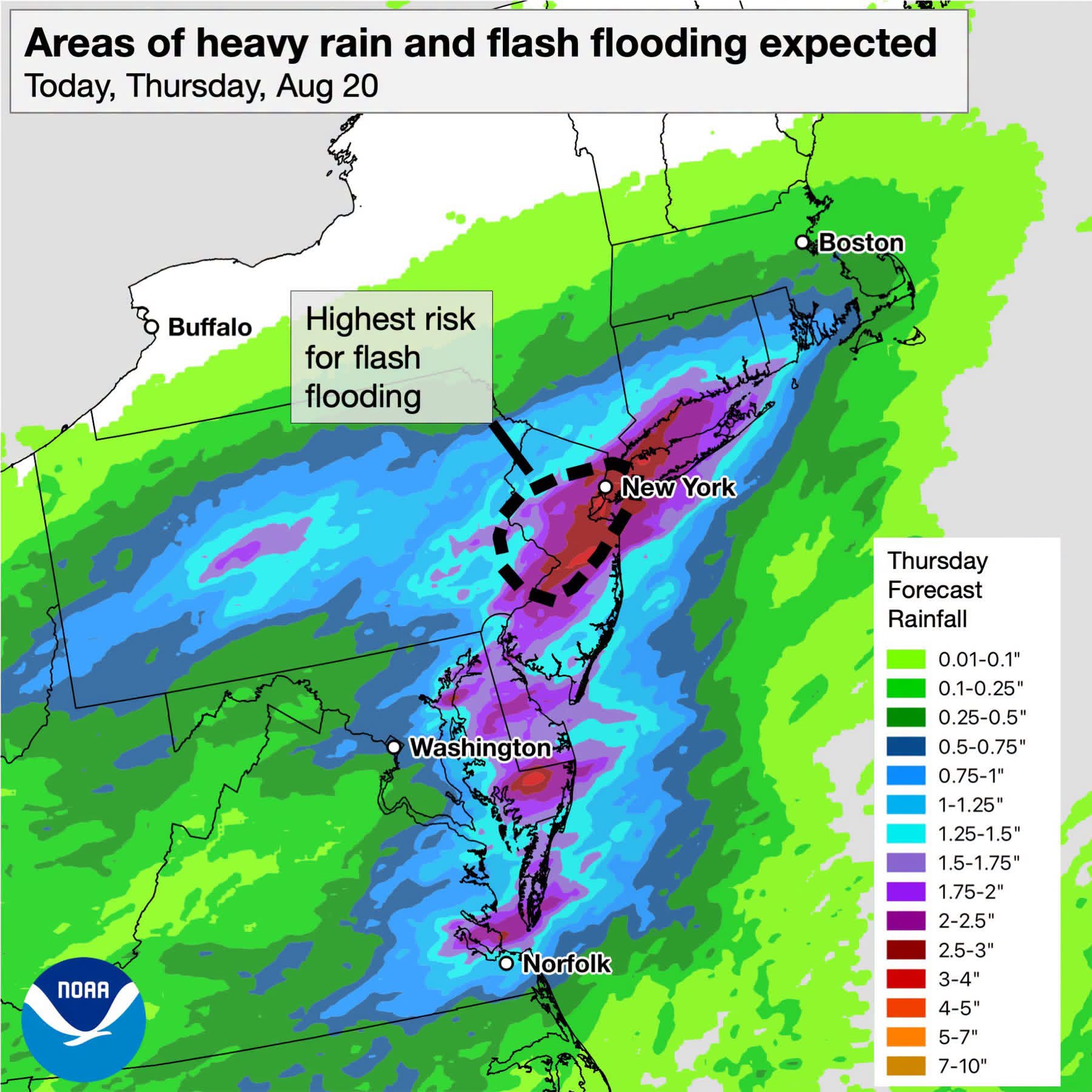 π§οΈβ οΈ FLASH FLOODING RISK TODAY