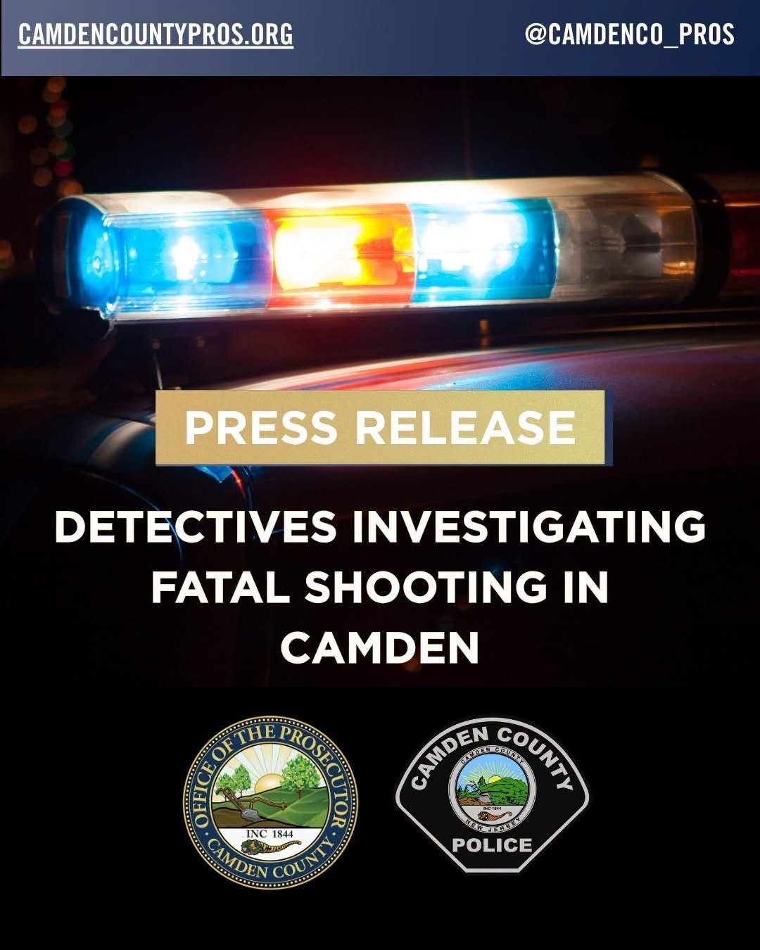 π¨π΄ DEADLY SHOOTING UNDER INVESTIGATION IN CAMDEN π΄π¨